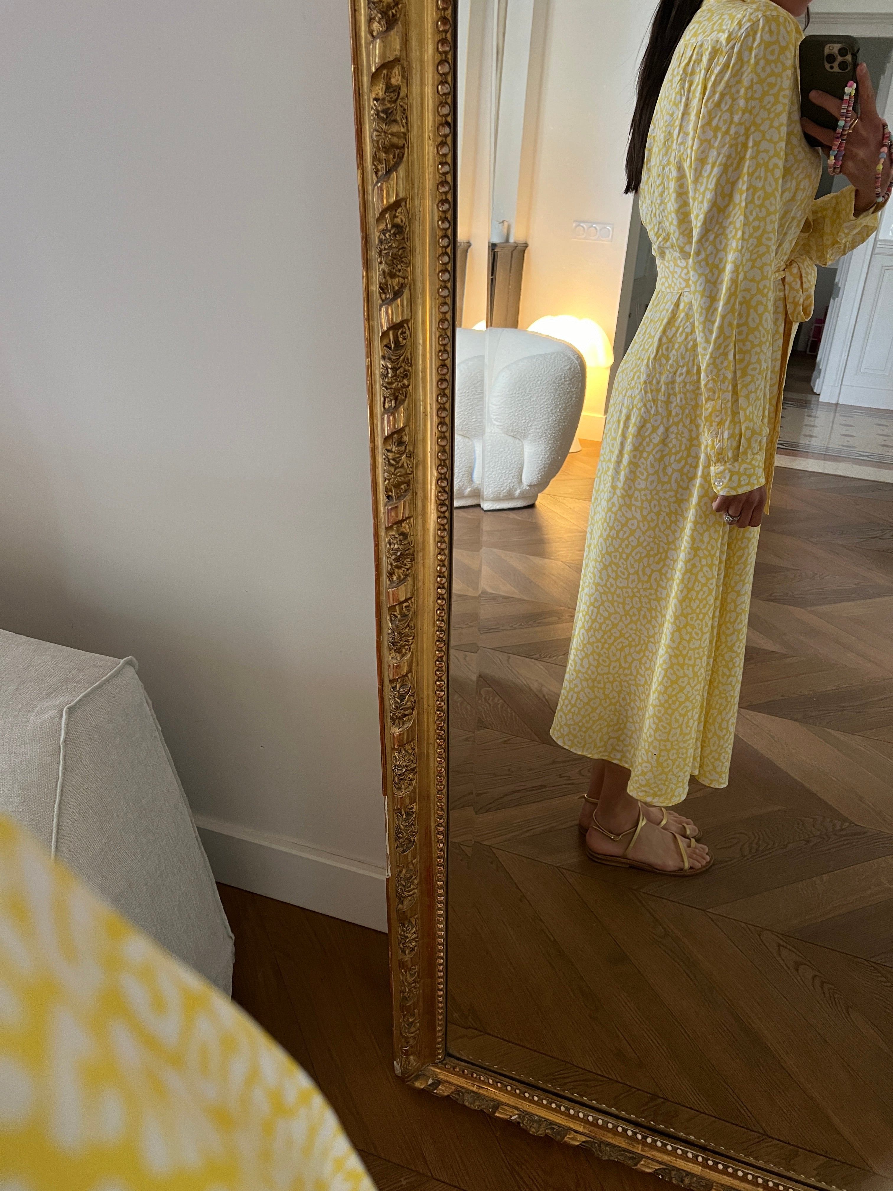Aurianne Sinacola Robe jaune Kiwi Saint Tropez