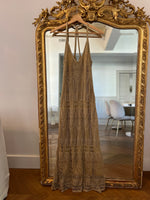 Charger l&#39;image dans la galerie, Robe Zara à crochet dorée
