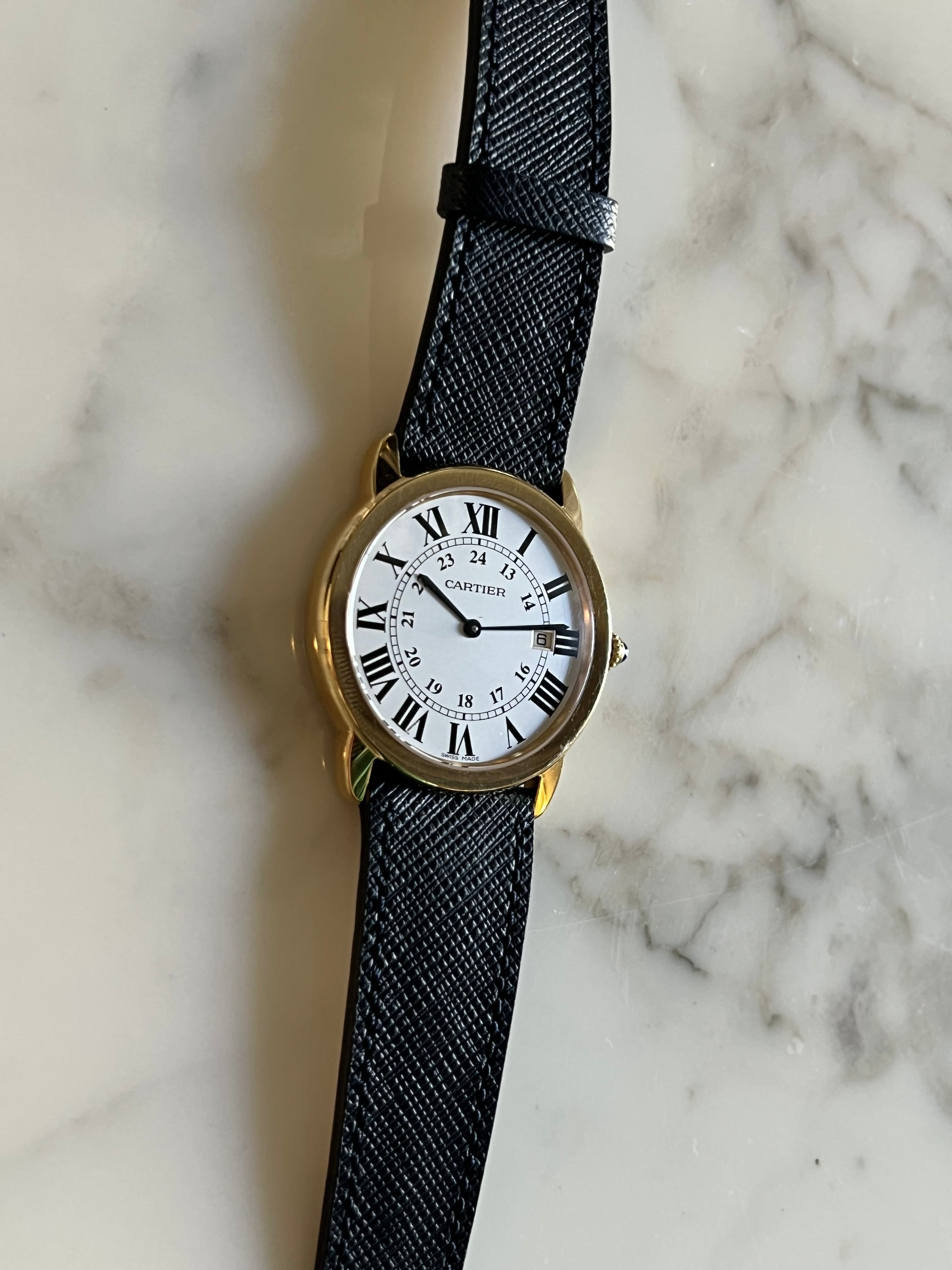 Montre ronde solo Cartier