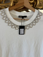 Charger l'image dans la galerie, Maje - T shirt Neuf avec étiquettes strass
