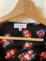 Charger l&#39;image dans la galerie, Blouse Claudie pierlot à fleurs transparence
