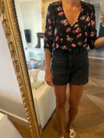 Charger l&#39;image dans la galerie, Blouse Claudie pierlot à fleurs transparence
