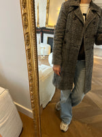 Charger l'image dans la galerie, Lucie Gabossi - Manteau en laine gris chiné
