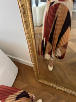 Charger l'image dans la galerie, Ba&amp;sh - Jupe longue plissée marron et beige
