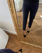 Charger l'image dans la galerie, Claudie Pierlot - Pantalon bleu marine et noir fermeture
