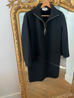 Charger l'image dans la galerie, Ba&amp;sh - Robe noire avec fermeture eclair decolleté

