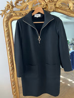 Charger l'image dans la galerie, Ba&amp;sh - Robe noire avec fermeture eclair decolleté
