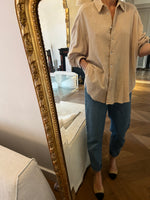 Charger l&#39;image dans la galerie, Chemise Zara en lin Beige
