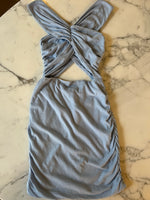 Charger l'image dans la galerie, Lucie Gabossi - Sabo Skirt Robe bleu ciel
