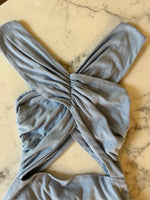 Charger l'image dans la galerie, Lucie Gabossi - Sabo Skirt Robe bleu ciel
