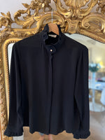 Charger l&#39;image dans la galerie, Blouse noire Y Coo Paris
