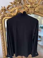 Charger l&#39;image dans la galerie, Blouse noire Y Coo Paris
