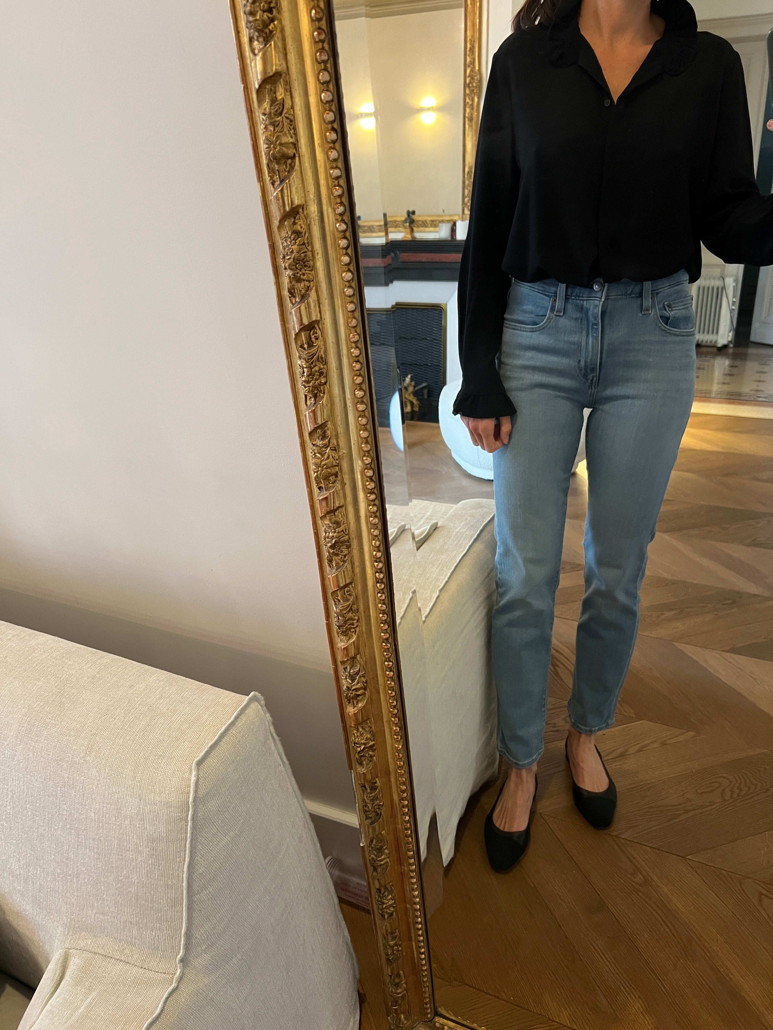 Blouse noire Y Coo Paris