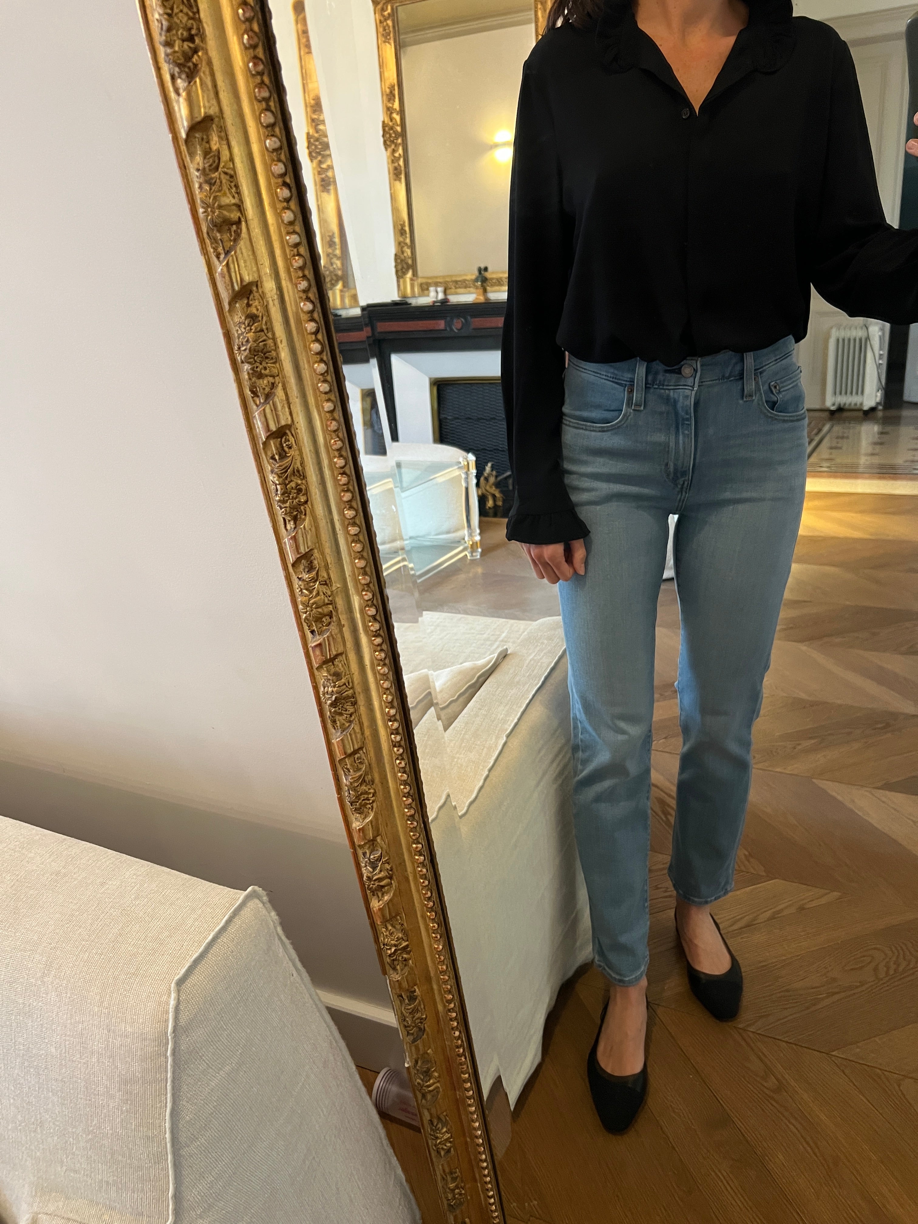 Blouse noire Y Coo Paris