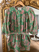 Charger l&#39;image dans la galerie, Combishort Ba&amp;sh colorée verte et rose
