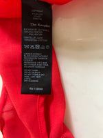 Charger l&#39;image dans la galerie, Blouse The Kooples rouge transparence avec lacets
