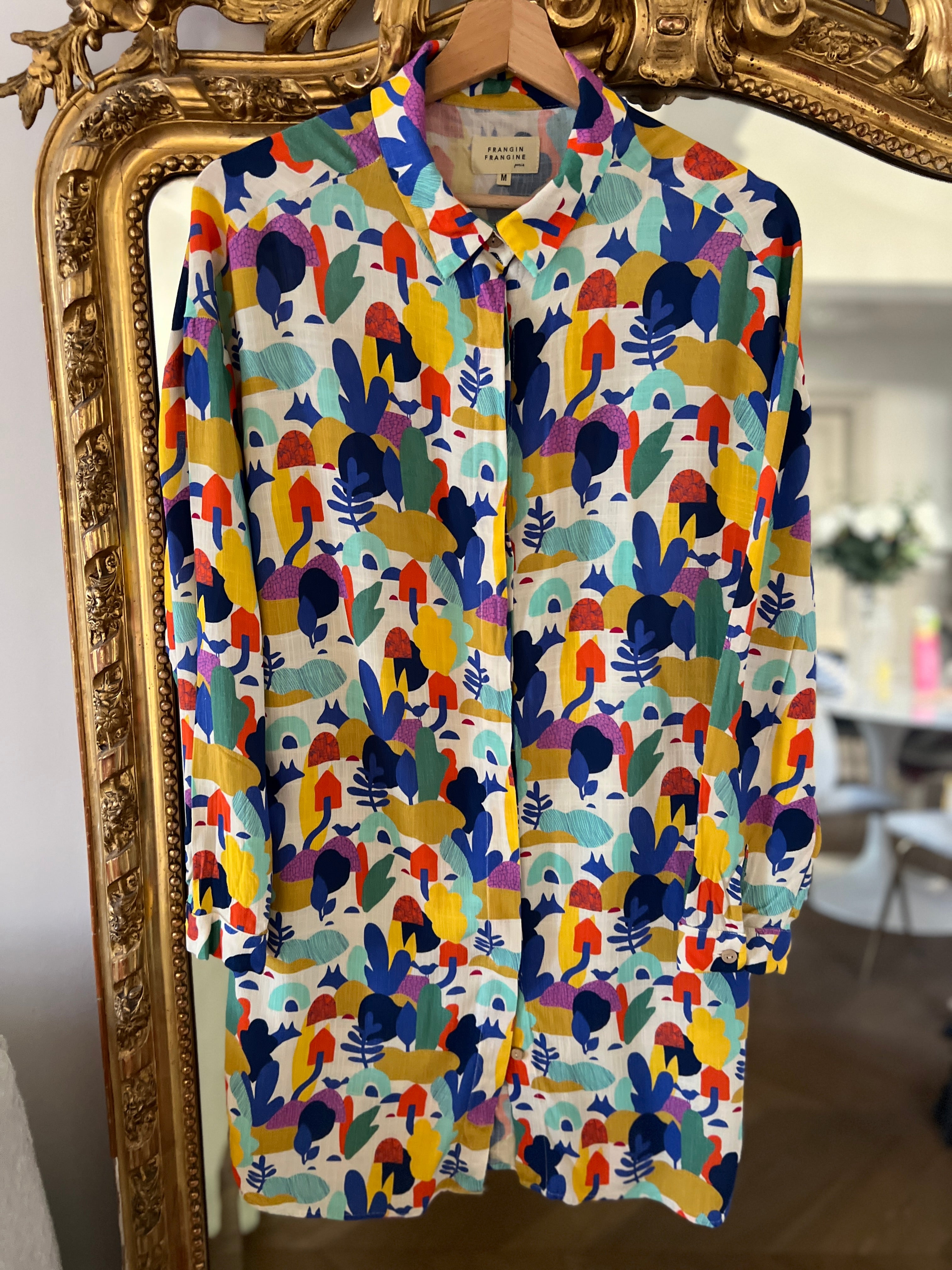 Robe chemisier Frangin Frangine colorée