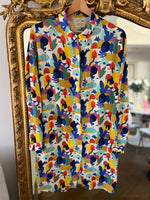 Charger l&#39;image dans la galerie, Robe chemisier Frangin Frangine colorée
