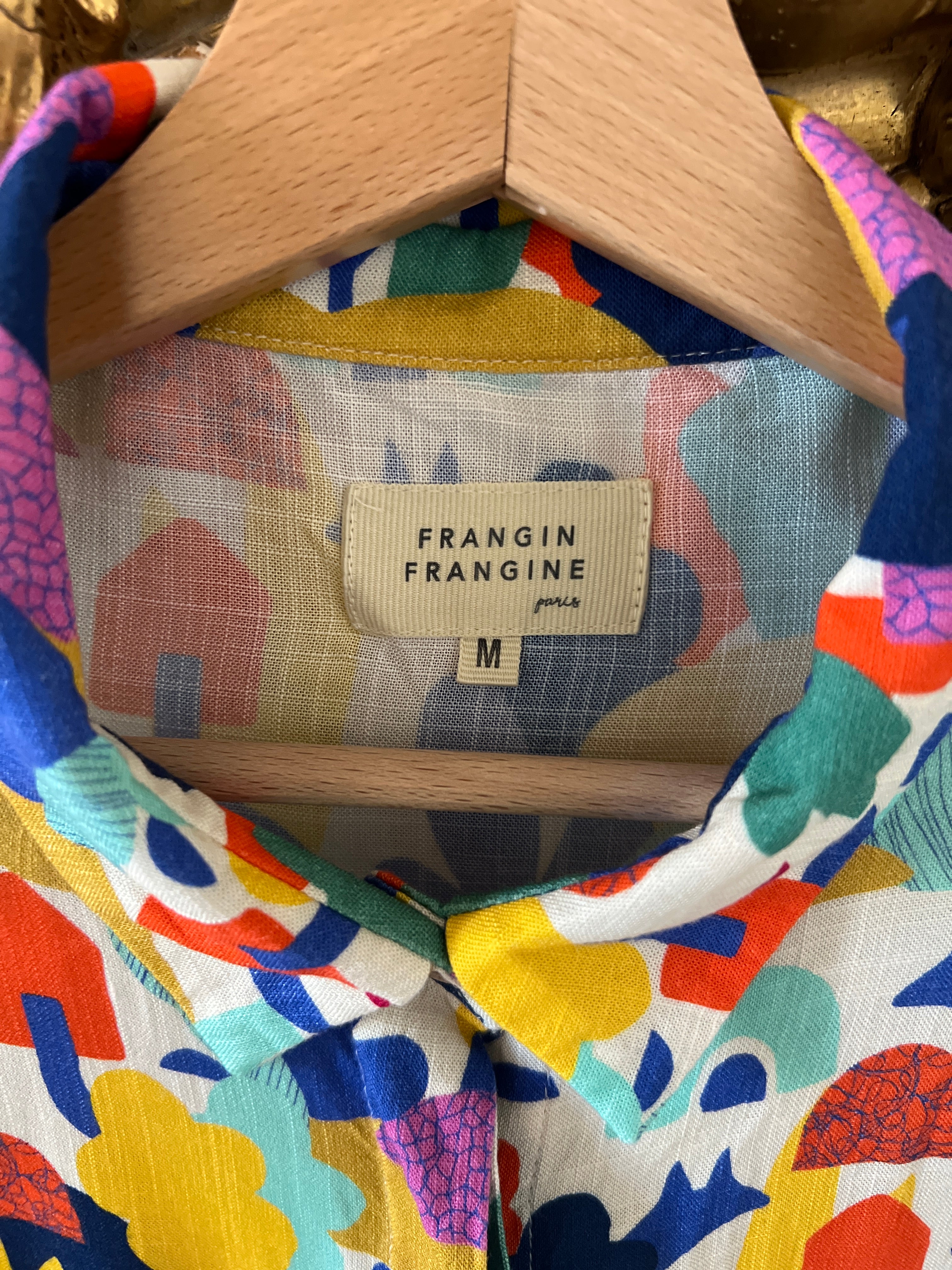 Robe chemisier Frangin Frangine colorée