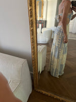 Charger l'image dans la galerie, Robe longue Ba&amp;sh ecrue motifs bleus
