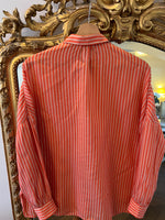 Charger l'image dans la galerie, Sessùn - Chemise orangée à rayures
