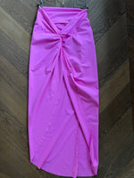 Charger l'image dans la galerie, Lucie Gabossi - Skims Jupe longue drapee moulante Fushia

