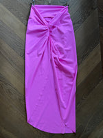 Charger l'image dans la galerie, Lucie Gabossi - Skims Jupe longue drapee moulante Fushia
