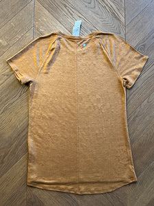 Marine Lorphelin T shirt en lin marron decathlon