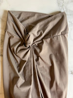 Charger l'image dans la galerie, Lucie Gabossi - Skims Jupe longue drapee moulante beige
