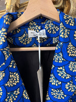 Charger l'image dans la galerie, Inspiration Studio - Veste bleu électrique satinée neuve
