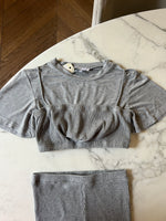 Charger l'image dans la galerie, Lucie Gabossi - Ensemble short et haut gris 2 pièces
