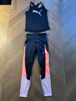 Charger l&#39;image dans la galerie, Marine Lorphelin Ensemble de sport Puma noir et orange
