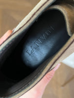 Charger l'image dans la galerie, Lucie Gabossi - Lanvin - Chaussures en daim beige Pointure 41
