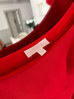 Charger l&#39;image dans la galerie, Robe Sézane rouge épaule dénudée
