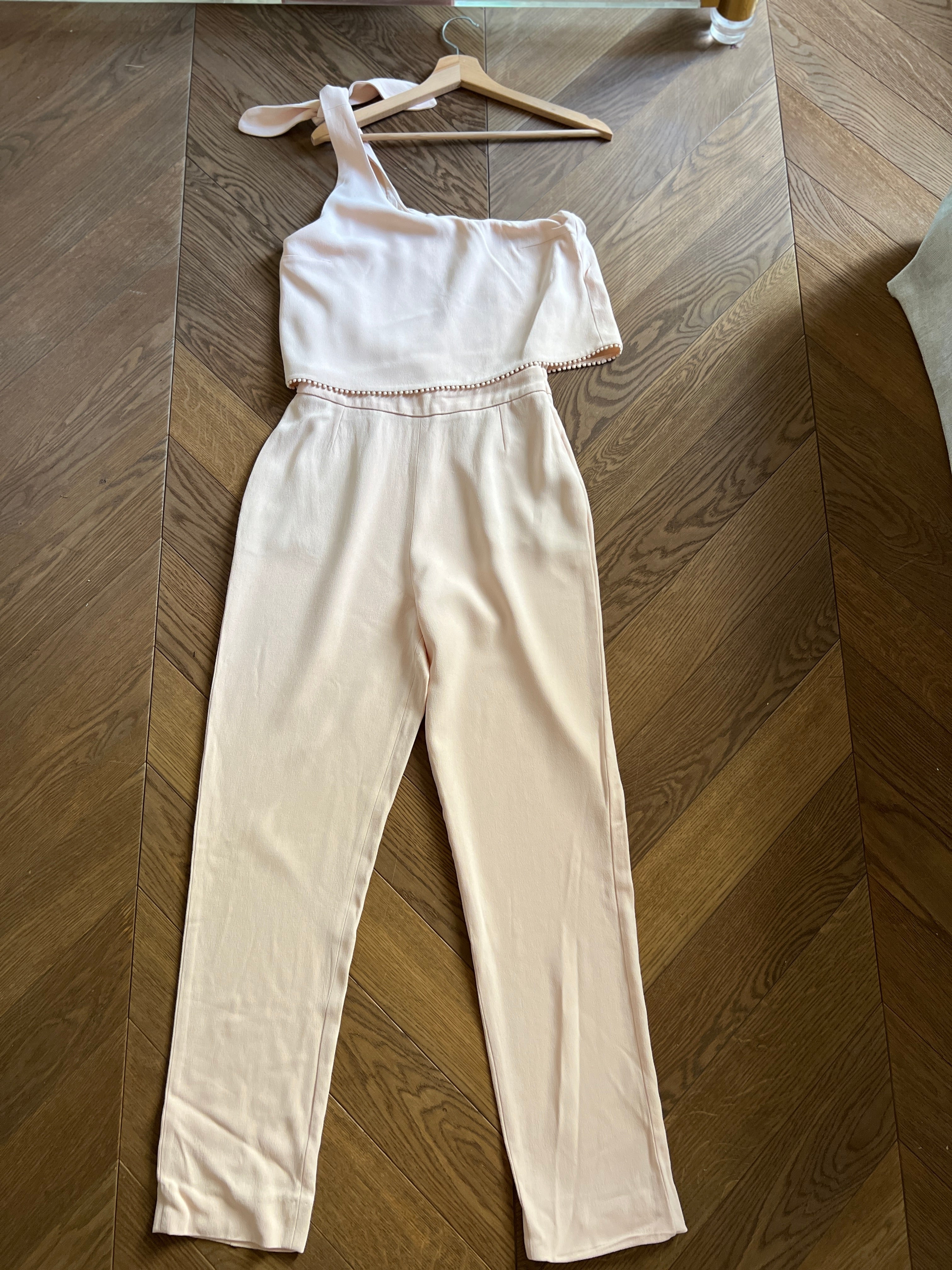 Combinaison Sézane rose pale