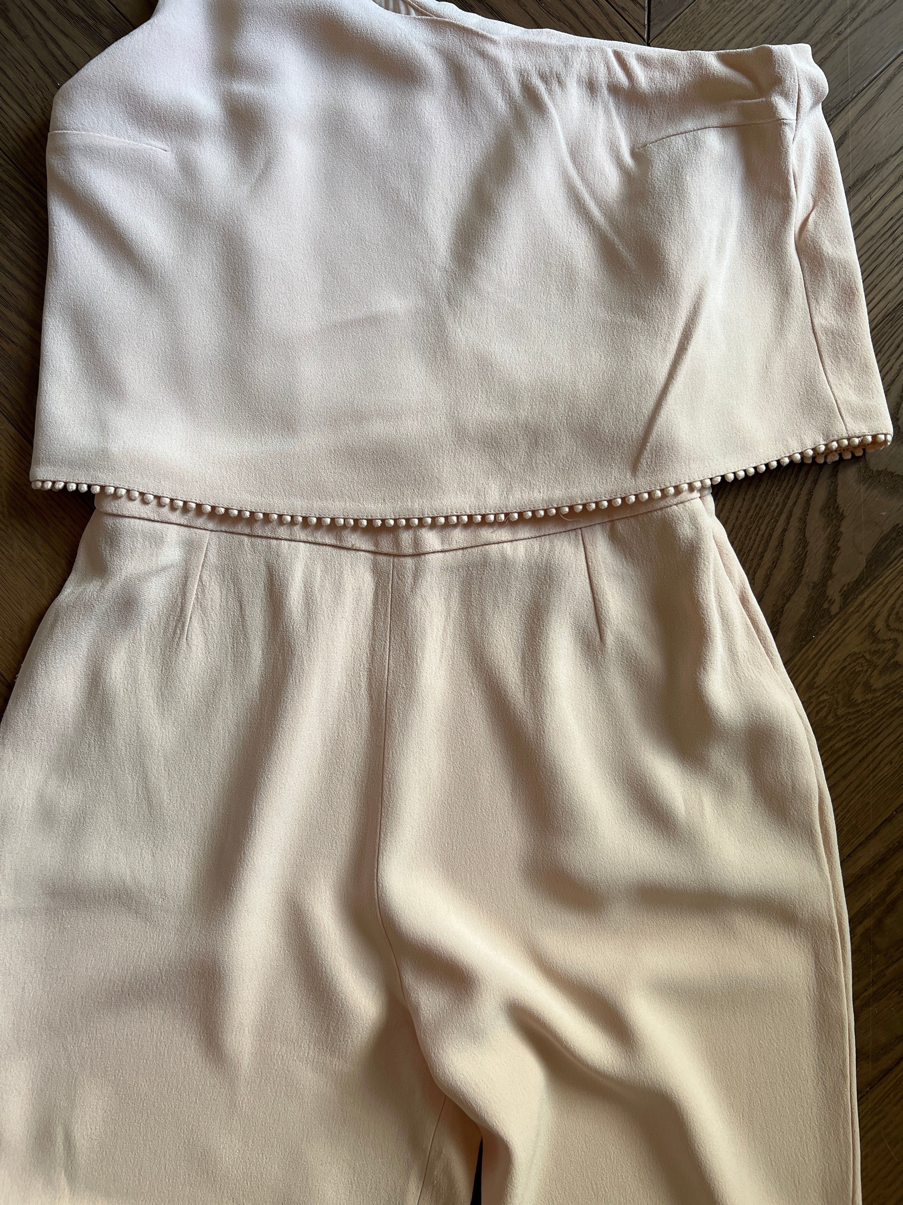 Combinaison Sézane rose pale