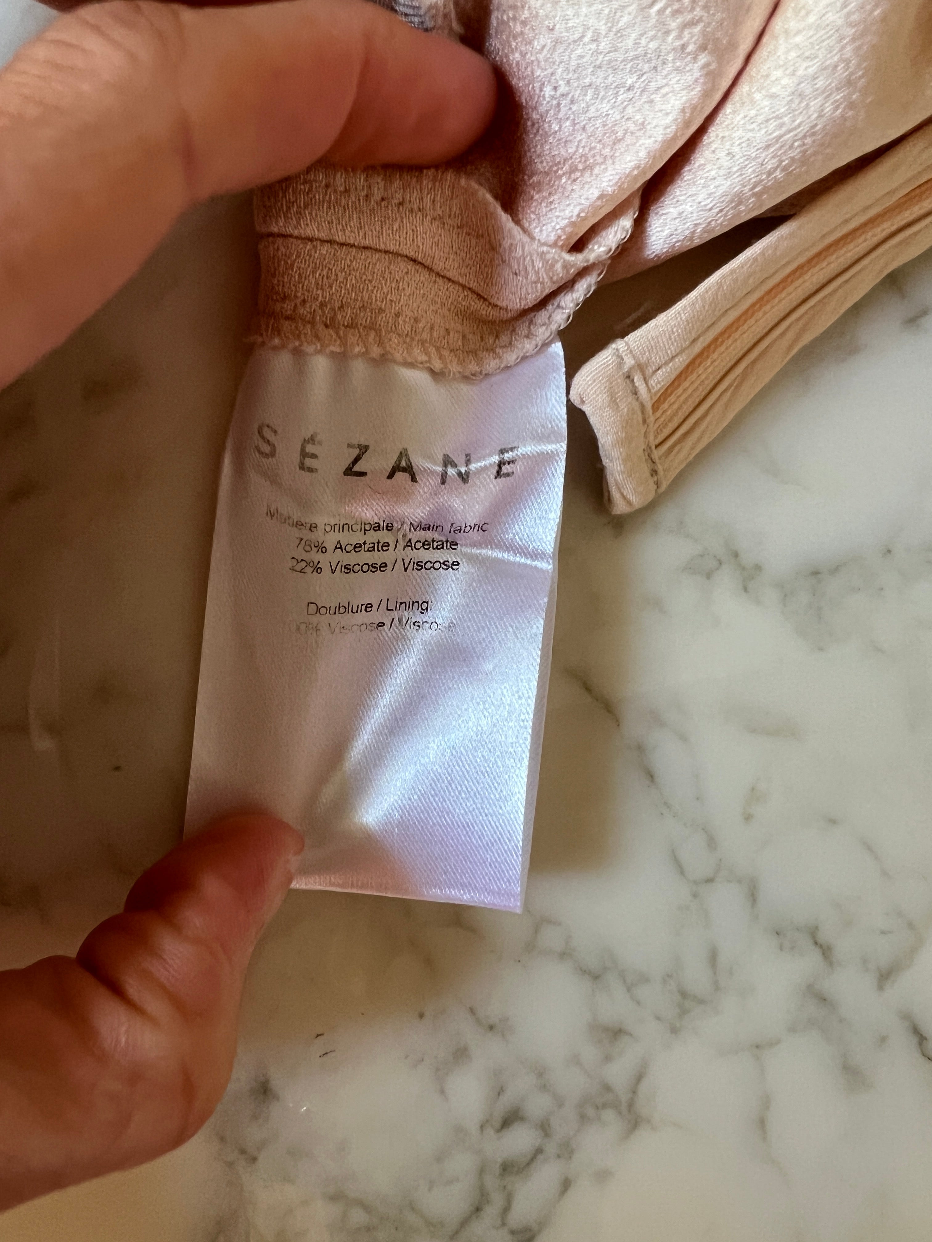 Combinaison Sézane rose pale