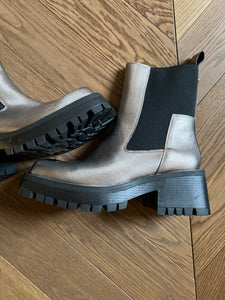 Malika Menard Bottines Steve Madden argentées