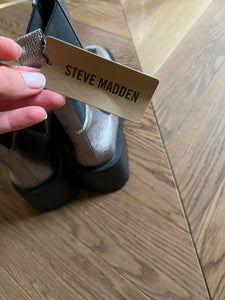 Malika Menard Bottines Steve Madden argentées