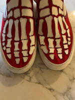 Charger l'image dans la galerie, Lucie Gabossi - Amiri Sneakers rouge squelette blanche Pointure 40
