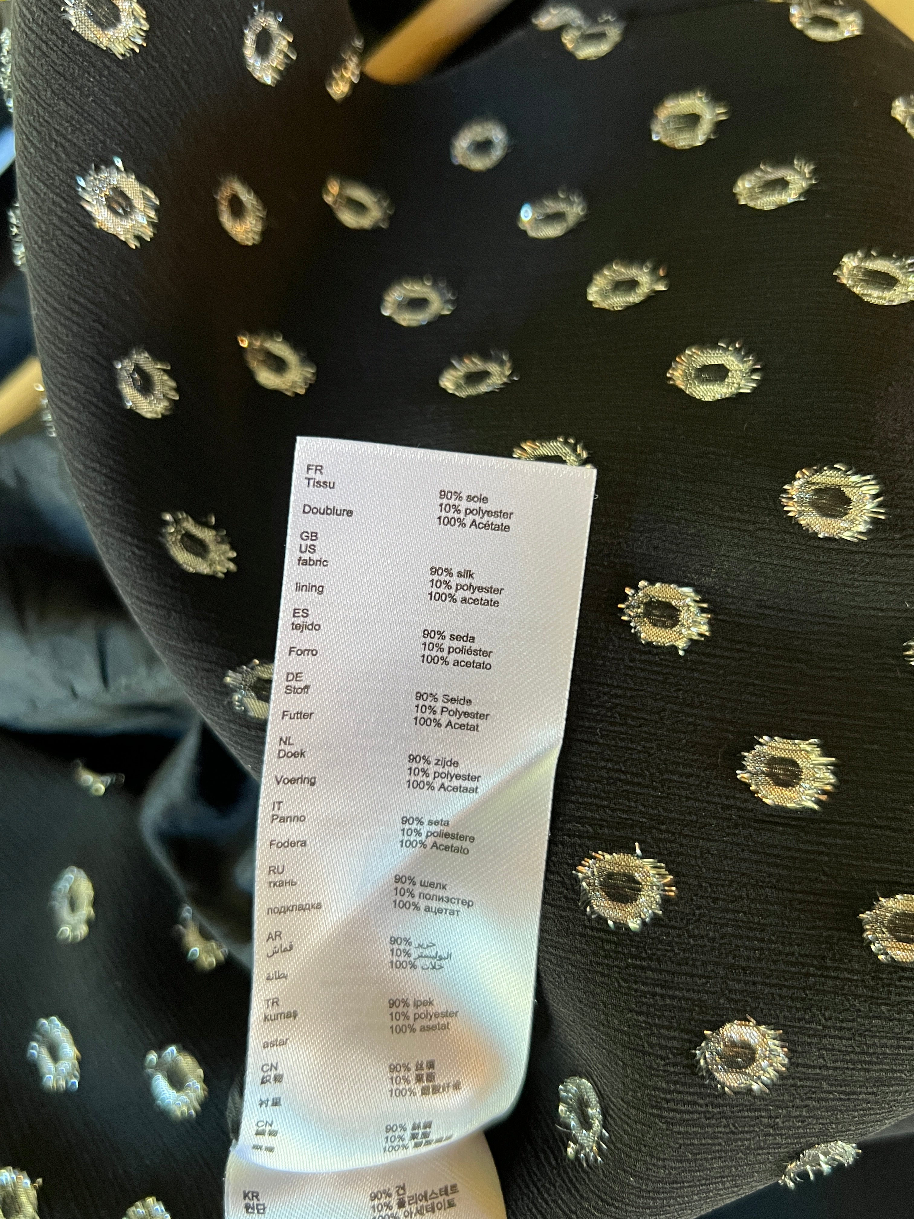 Robe Claudie Pierlot motifs scintillants