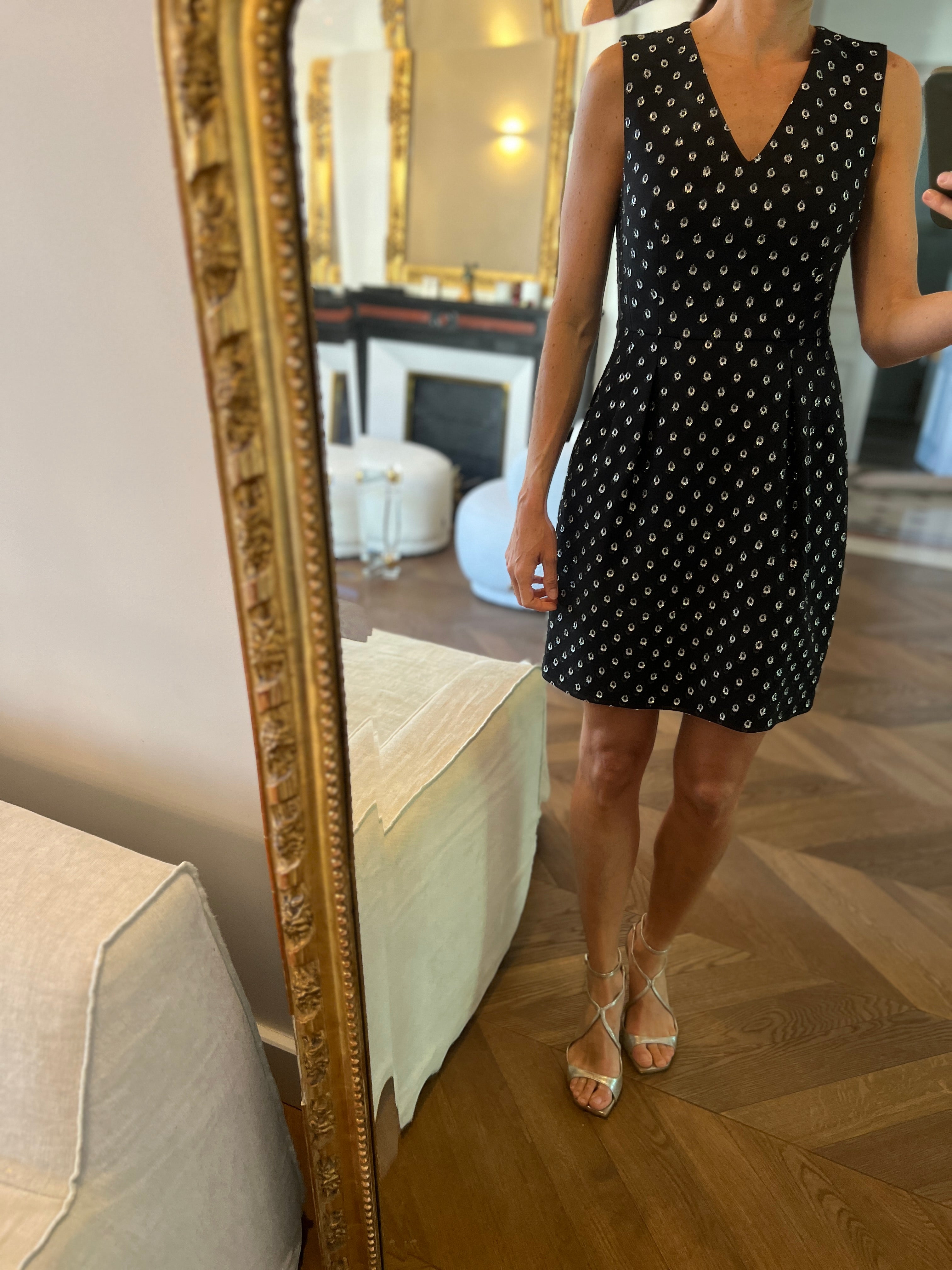 Robe Claudie Pierlot motifs scintillants