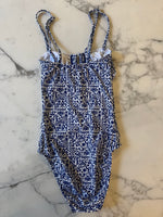 Charger l'image dans la galerie, Lucie Gabossi - Be Camaieu Maillot de bain une pièce marine Saint Tropez French Riviera bleu
