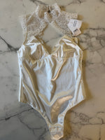 Charger l'image dans la galerie, Lucie Gobassi - Simone Pérèle Body symphanie blanc satiné Neuf T1
