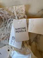 Charger l'image dans la galerie, Lucie Gobassi - Simone Pérèle Body symphanie blanc satiné Neuf T1
