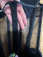 Charger l'image dans la galerie, Lucie Gabossi - God Save Queens Body robe noire Neuve Imparfait T.XS
