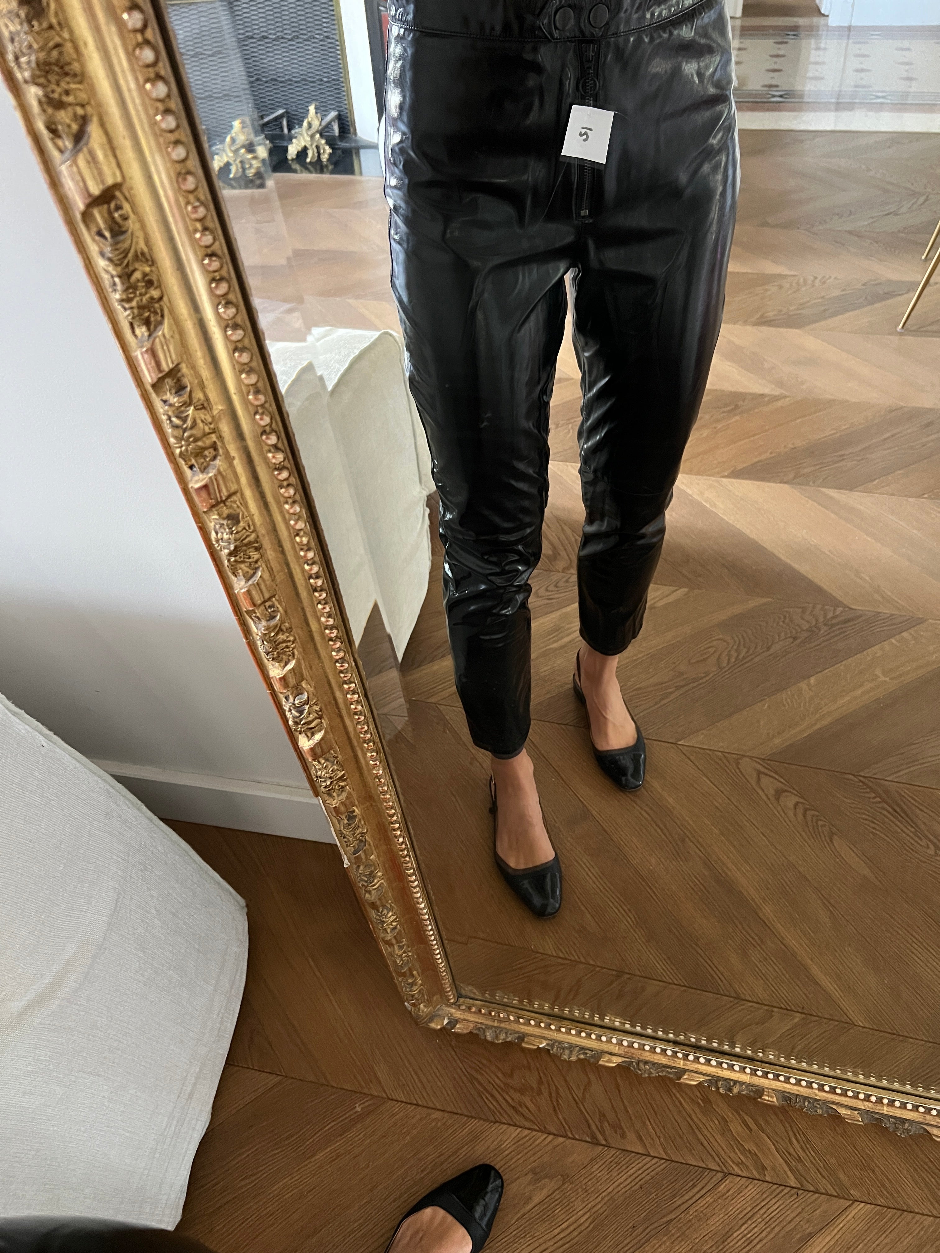 Malika Menard Pantalon verni H&M