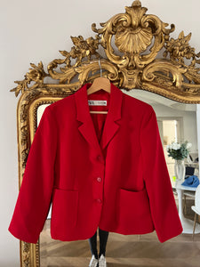 Malika Menard Veste Zara Rouge