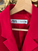 Charger l&#39;image dans la galerie, Malika Menard Veste Zara Rouge
