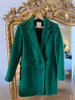 Charger l&#39;image dans la galerie, Manteau en laine Cyrillus vert

